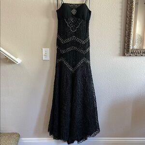 Sue Wong Elegant Black Evening Gown